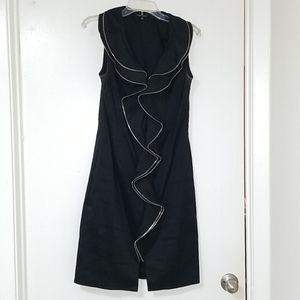 Black Zipper Cocktail Dress